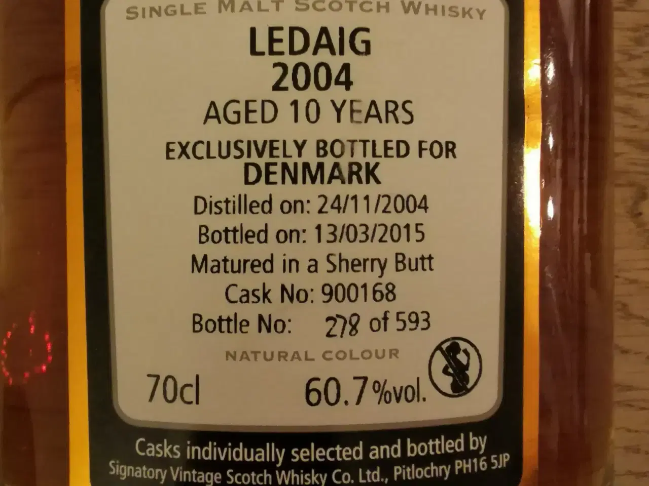 Billede 1 - Whisky Ledaig 2004 - Cask Strength - DK Exclusive