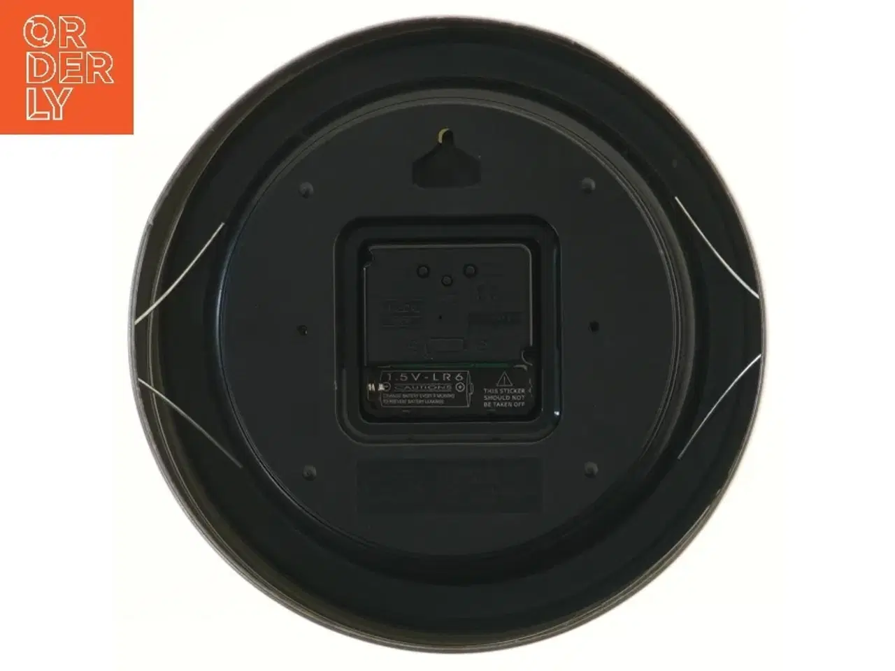 Billede 2 - Vægur med stålramme (str. Ø 20 cm)