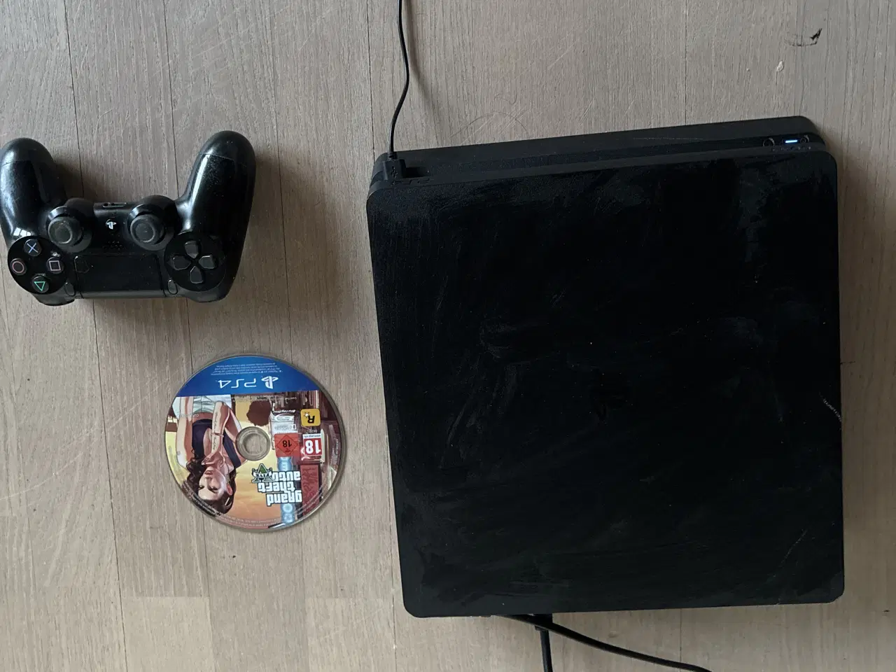 Billede 1 - PS4 slim med controller og GTA5 