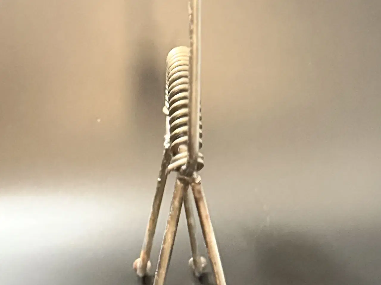 Billede 2 - Vintage håndlavet metal kat – scrap art – 26 cm