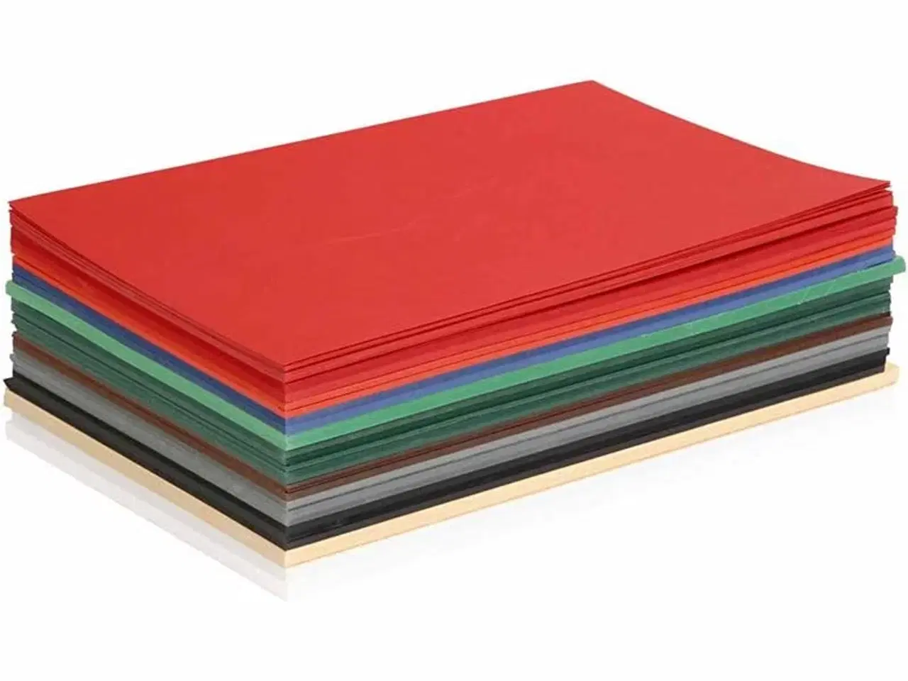 Billede 1 - Julekarton, A5, ark 148x210 mm, 180 g, ass. farver, 300ass. ark/ 1 pk.