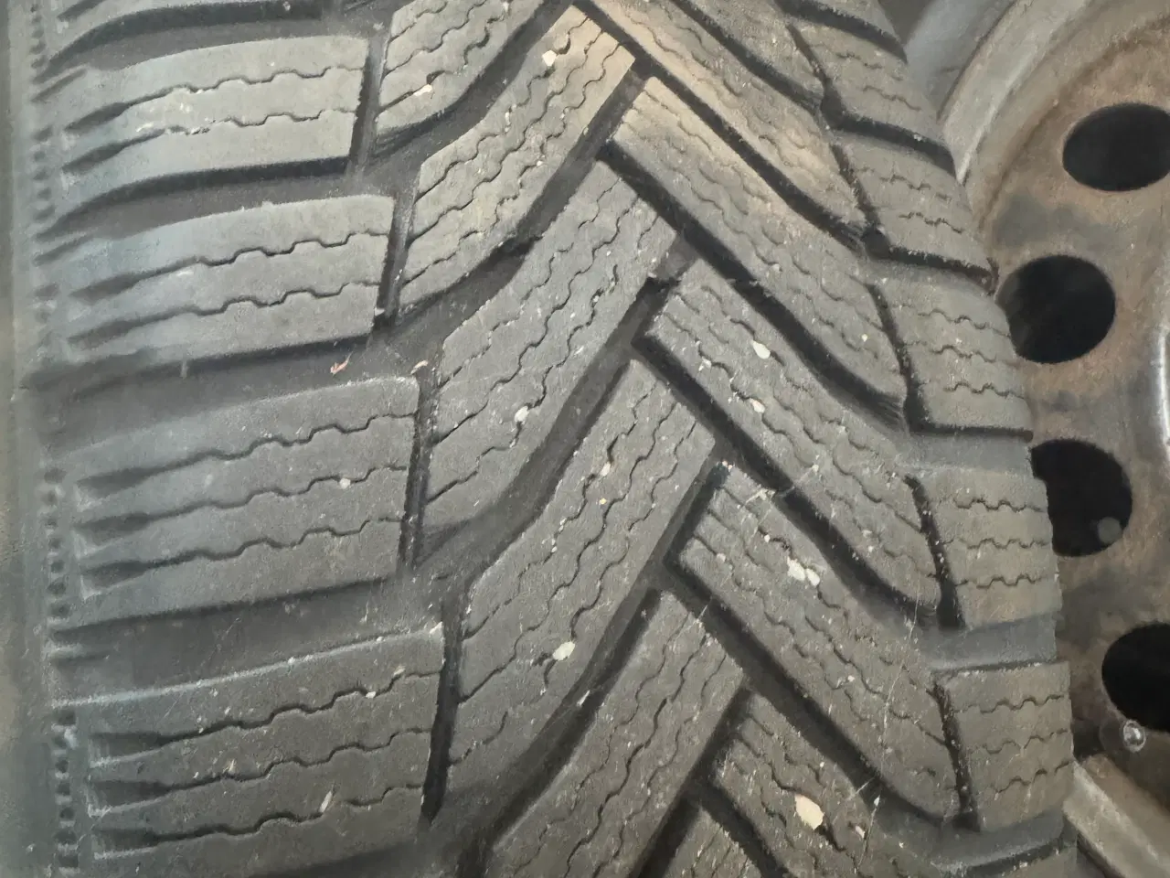 Billede 6 - 4 stk. stålfælge med Michelin alpin 6, vinterdæk