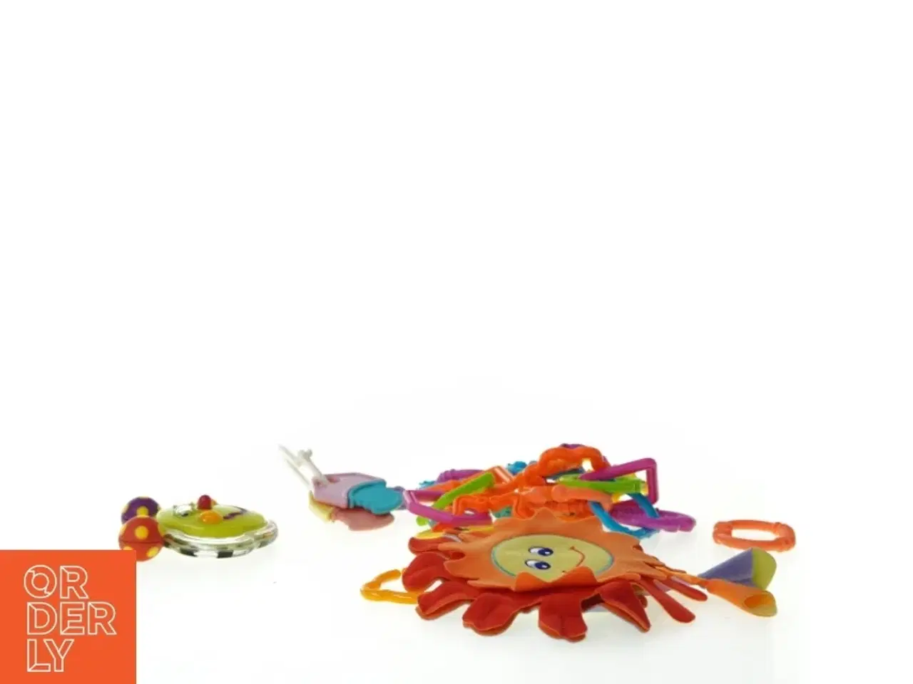 Billede 3 - Legetøj til baby 4 dele - rangle, ringe, nøgler og sanse-sol