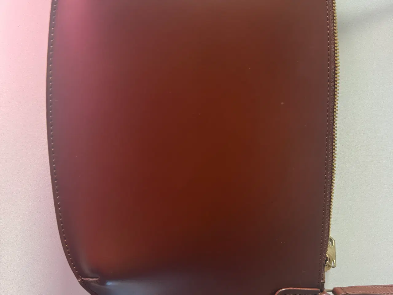 Billede 3 - A.P.C. Sarah Bag – Noisette (brun lædertaske)