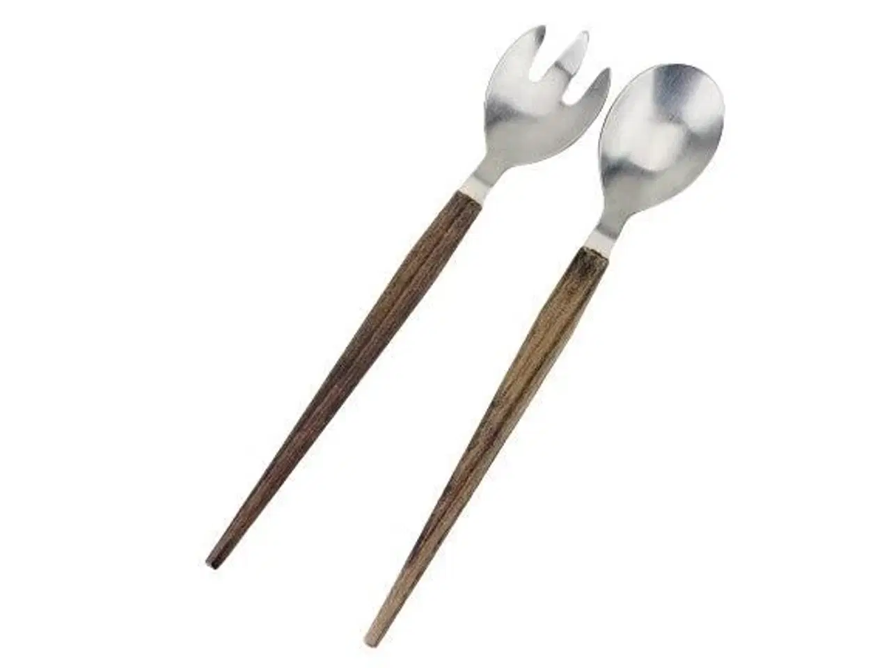 Billede 2 - ⭐️- Retro Salatbestik - Skaft i Teak