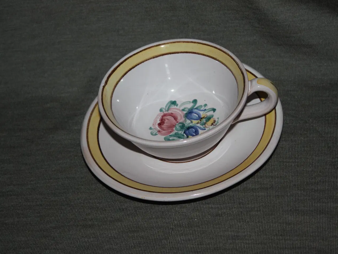 Billede 2 - Keramik Leo Enna kop med underkop