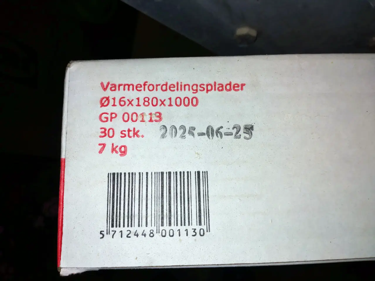 Billede 2 - Varmefordelings plader 16mm