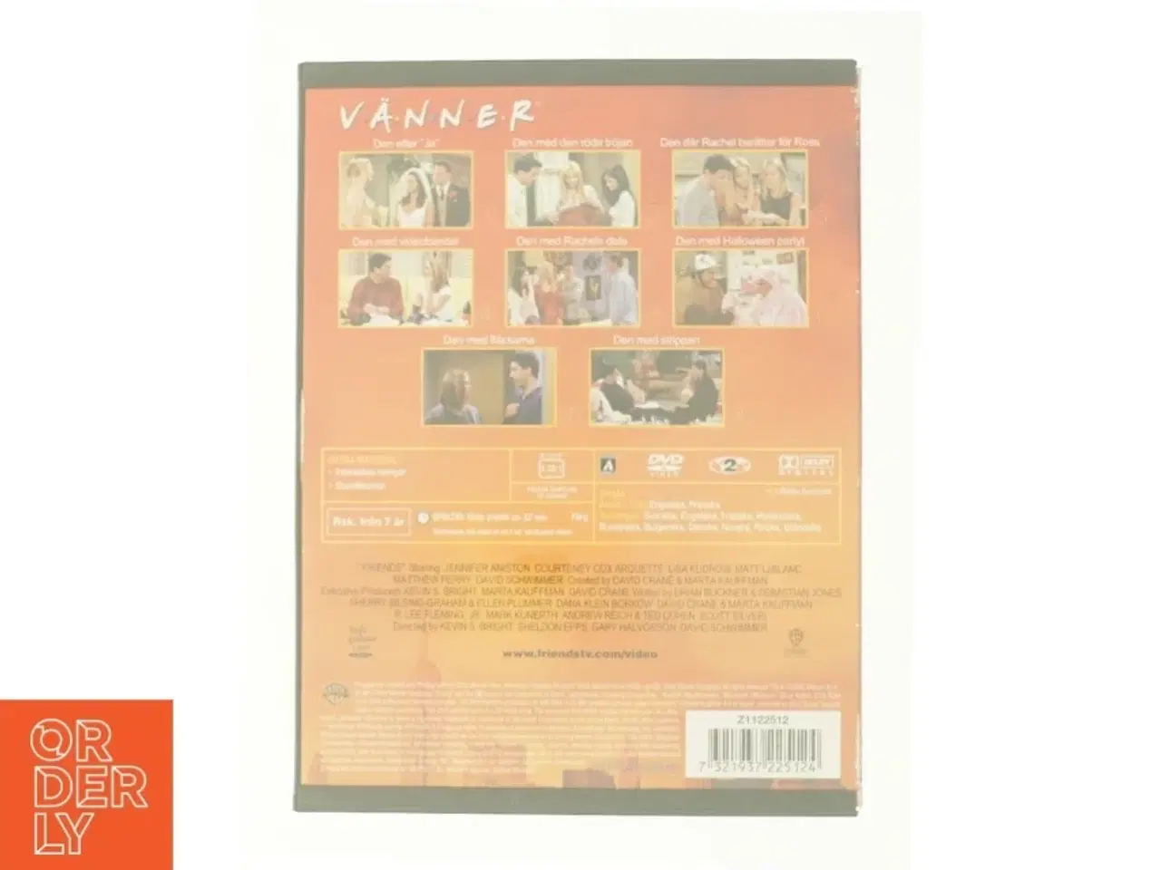 Billede 3 - V&#228;nner - år 8, afsnit 1-8 fra DVD