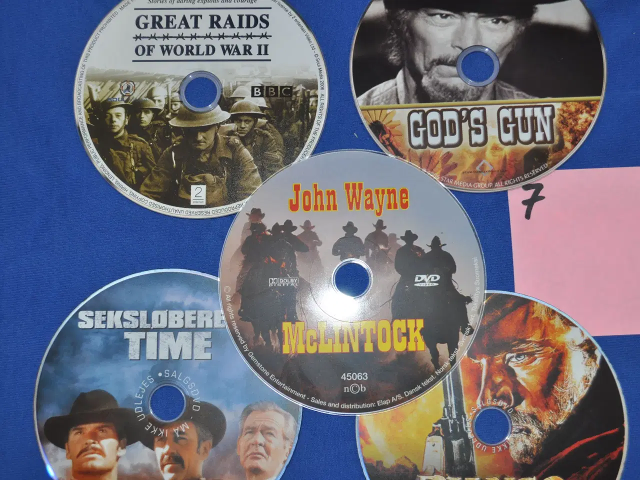 Billede 2 - John Wayne 5 super DVD + 10 musik cd