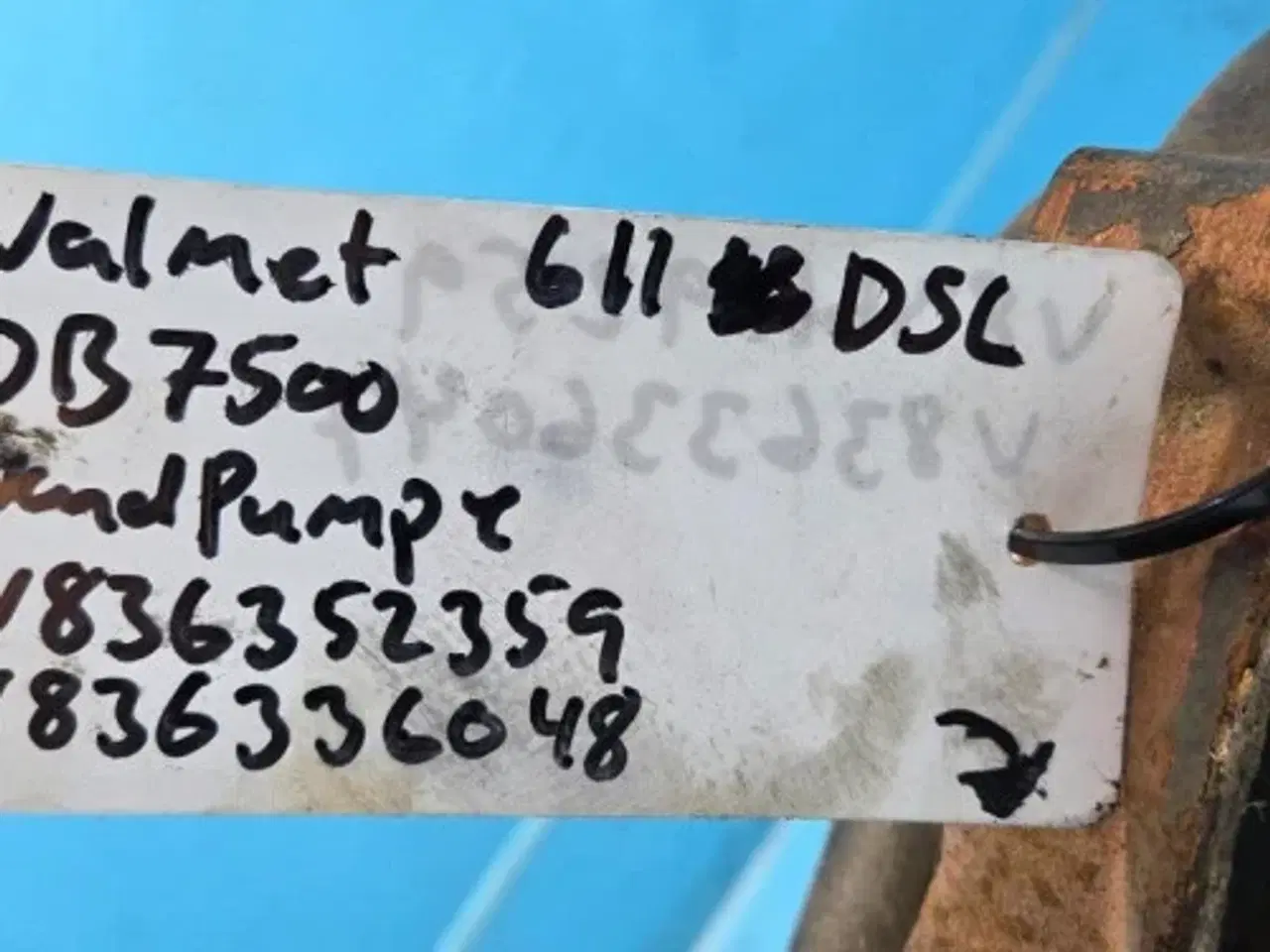 Billede 3 - Valmet 611 DSL Vandpumpe V836352359