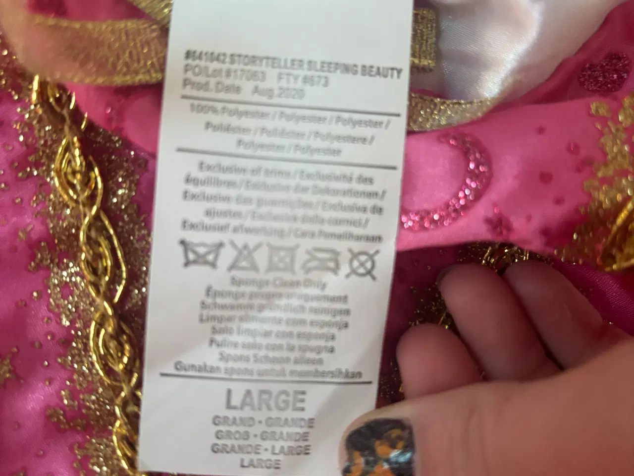 Billede 4 - Tornerose kostume str 122