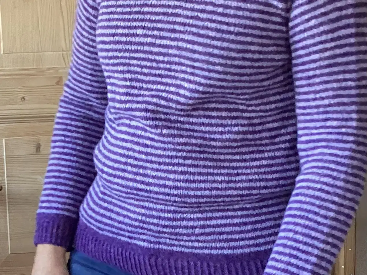 Billede 3 - Ubrugt Håndstrikket trøje i 100% uld str. M