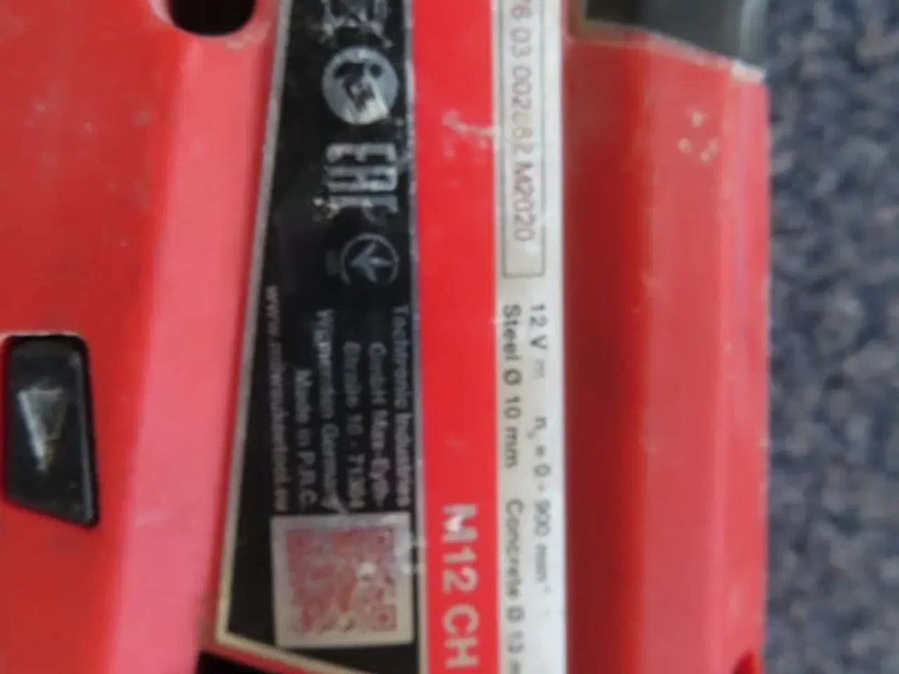 Billede 2 - Borehammer, Batteri og oplader MILWAUKEE M12 CH