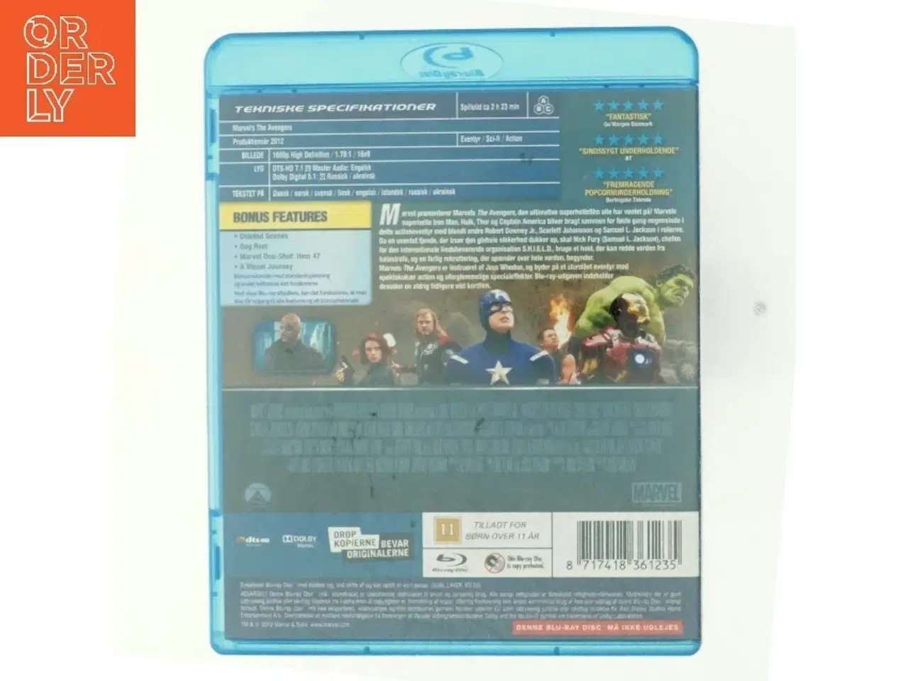 Billede 3 - Marvel: Avengers (Blu-Ray)