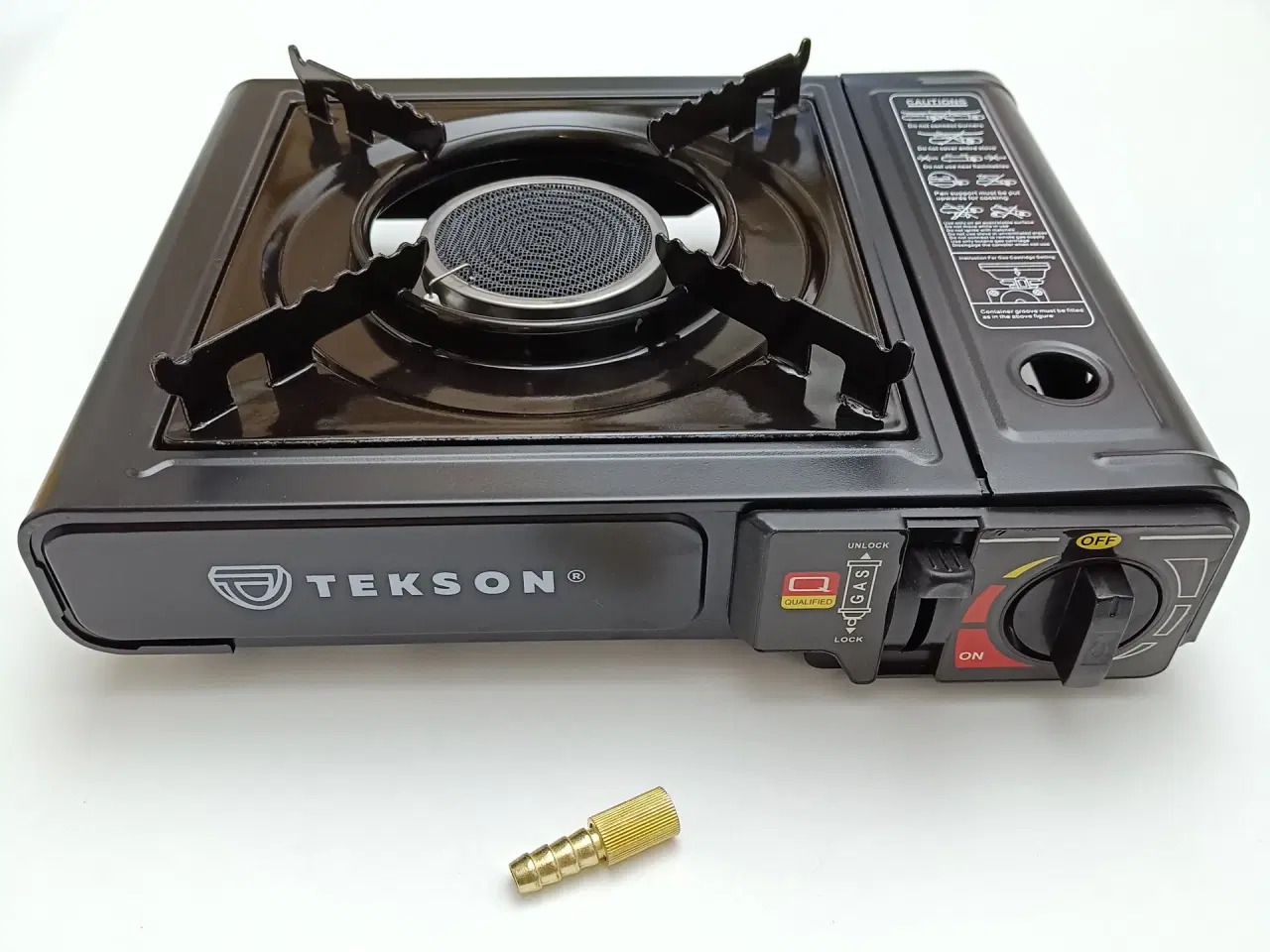 Billede 3 - NY! 2500W Gaskomfur + Gas Sæt + Grillplade