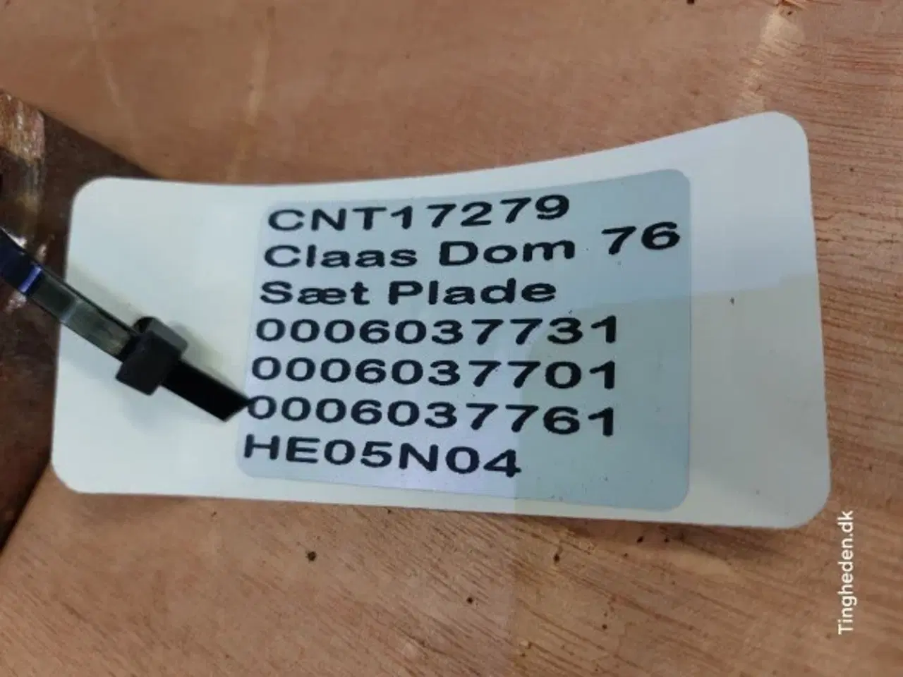 Billede 18 - Claas Dominator 76 Pladele Sæt 0006037731