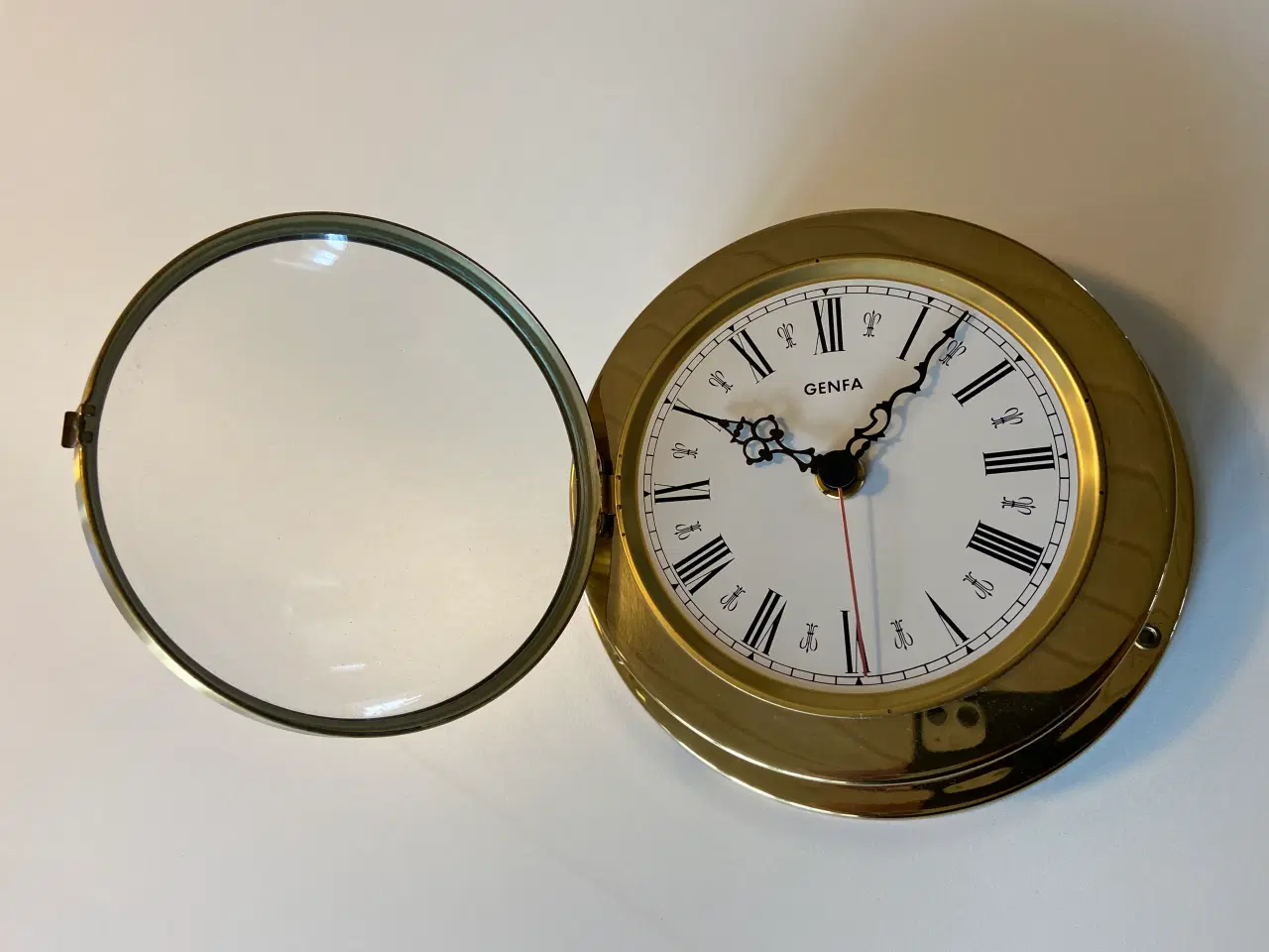 Billede 6 - Skibsur i messing fra Genfa