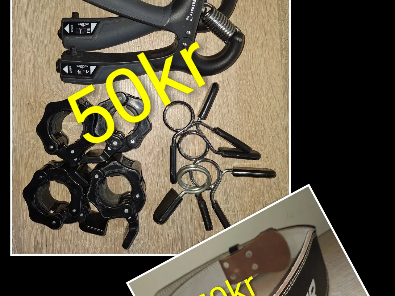 Billede 10 - Vægte, kliklåse, bælte