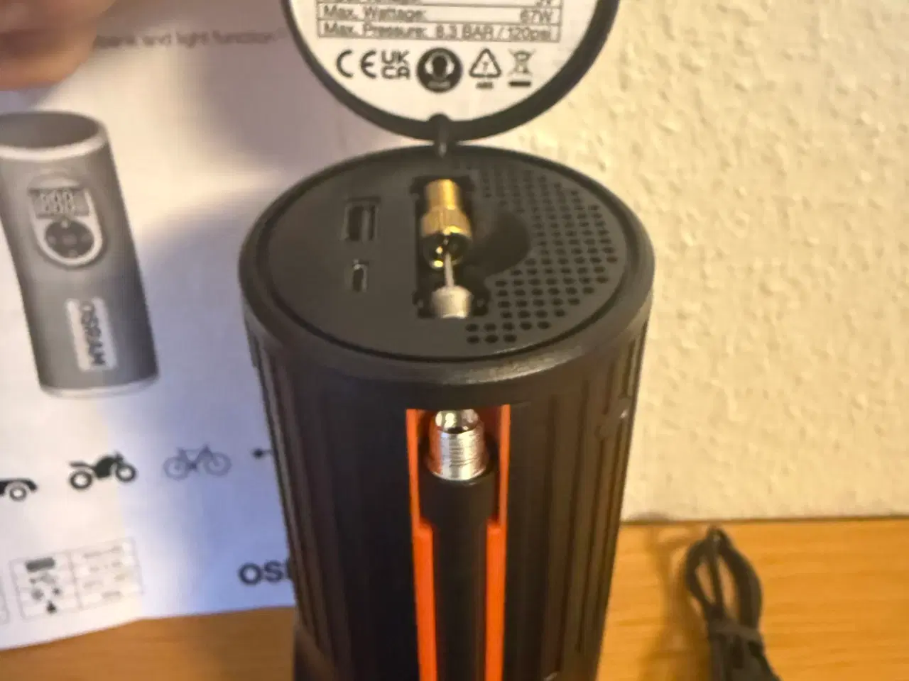 Billede 3 - Osram Tyreinflate 2000 mini kompressor