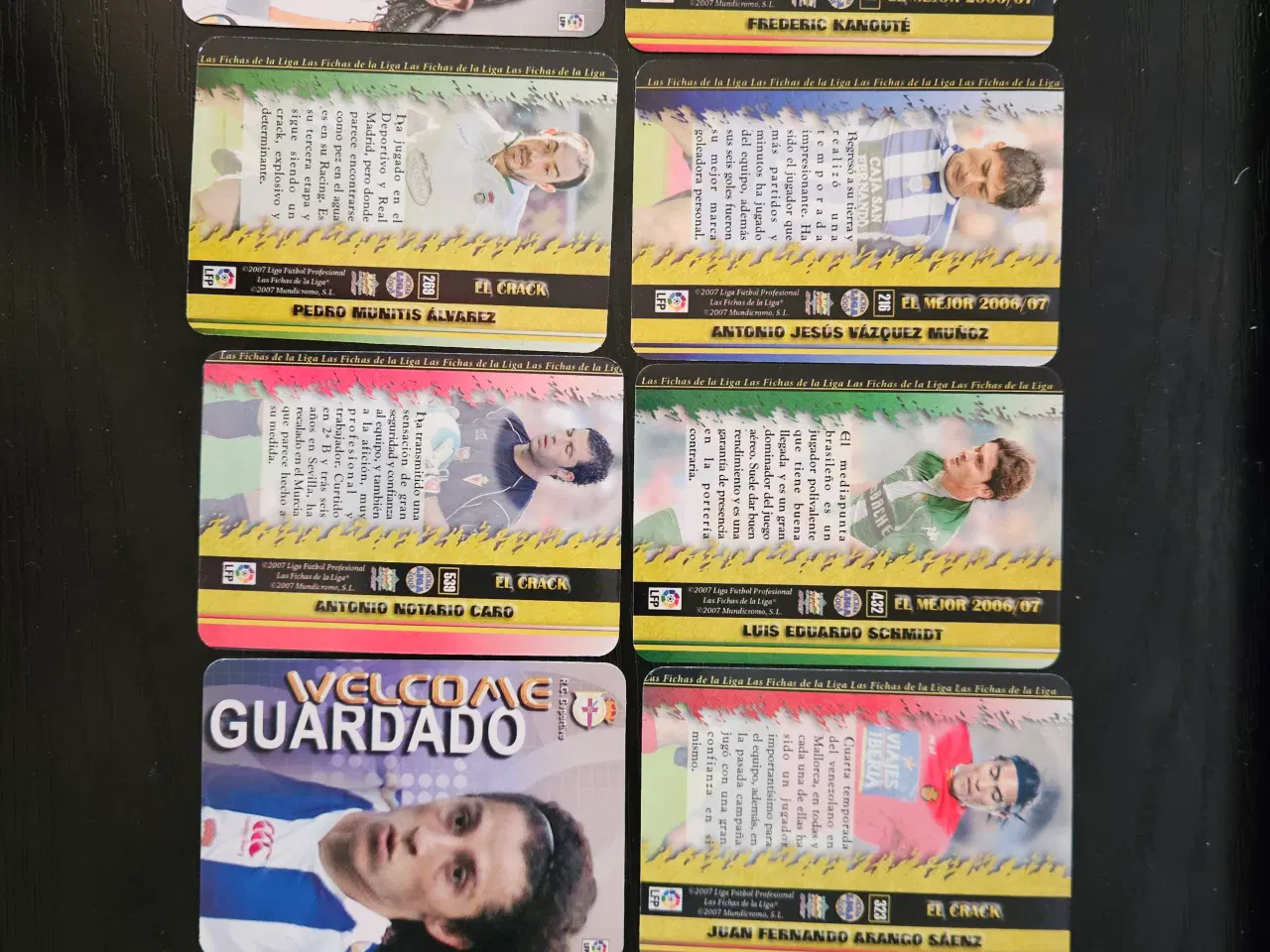 Billede 2 - Flp 2007 Spanske Fodboldkort 11 stk.