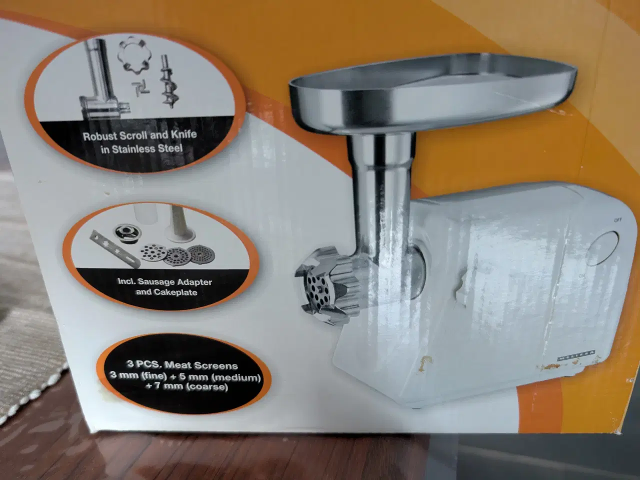 Billede 3 - Kødhakker maskine 