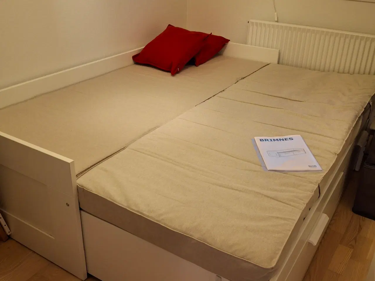 Billede 2 - BRIMNES sovesofa incl 2 stk madrasser