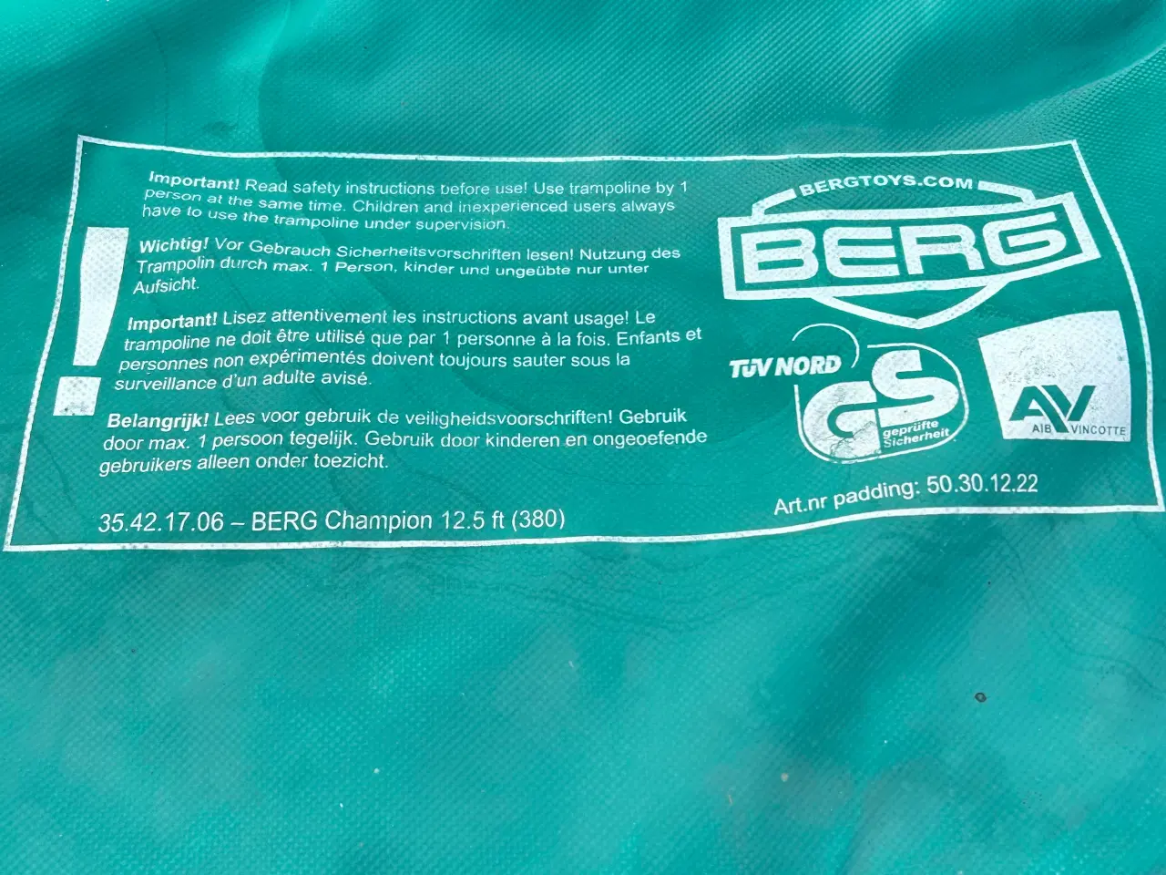 Billede 2 - Trampolin bortgives