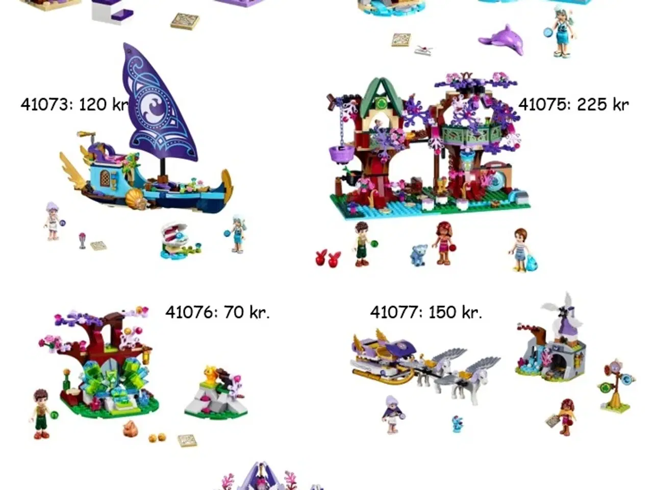 Billede 1 - Lego Elves 41071-072-073-075-076-077-078