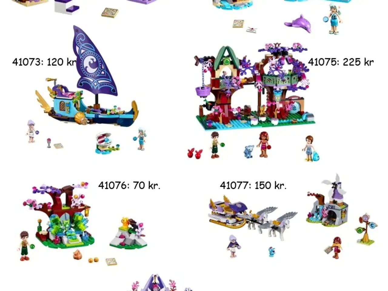 Billede 1 - Lego Elves 41071-072-073-075-077-078