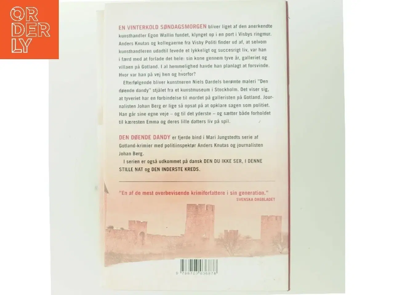 Billede 3 - Den døende dandy : kriminalroman af Mari Jungstedt (Bog)
