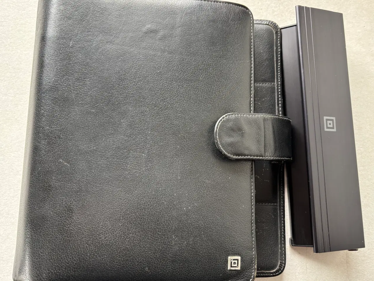 Billede 2 - Time system lædermapper okseskind