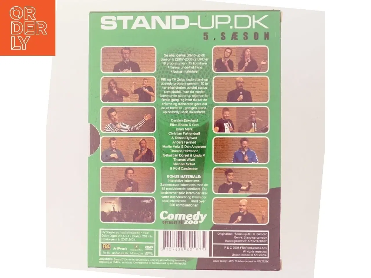 Billede 3 - Stand-up.dk 5. sæson med Carsten Eklund (DVD)