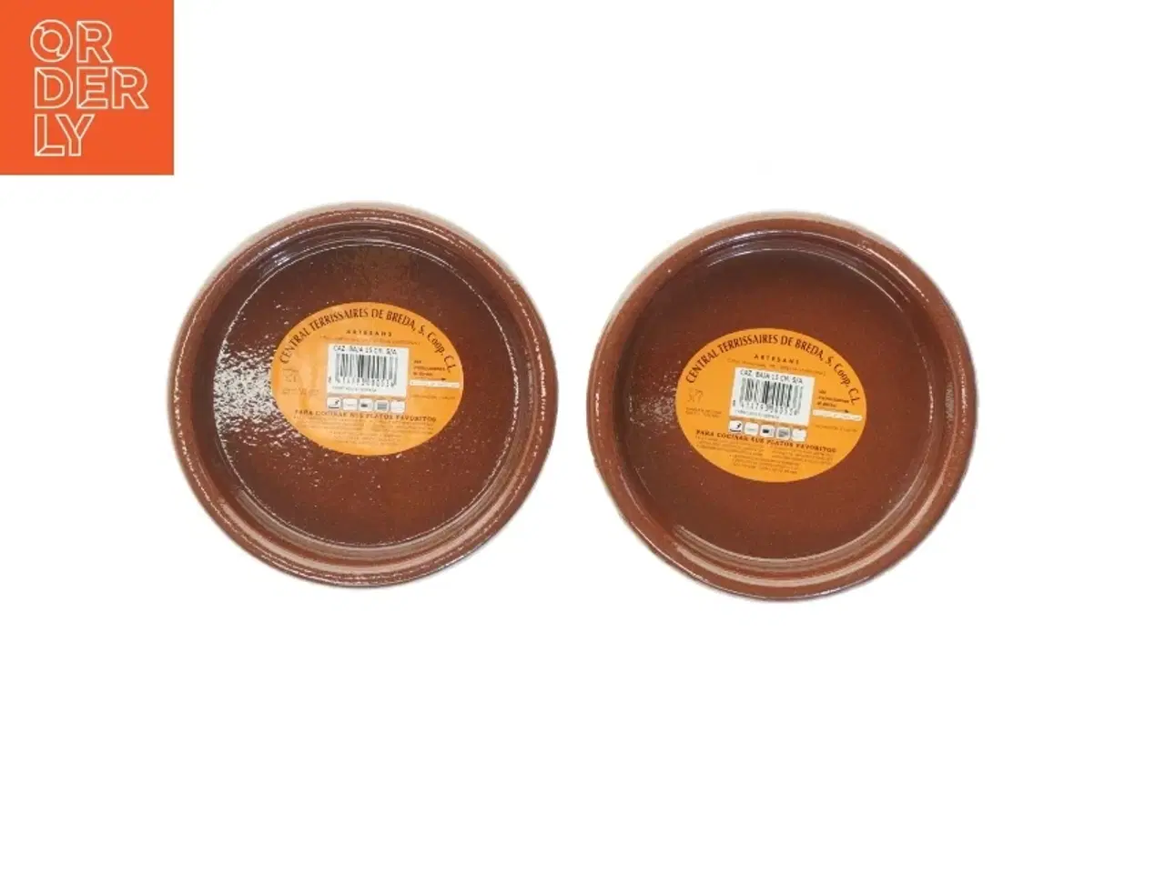 Billede 2 - Runde terracotta fade fra Central Terrissaires de Breda (str. Ø 15 cm)