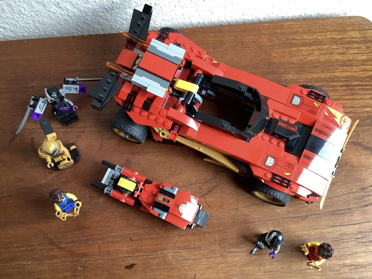 Billede 4 - Lego Ninja bil - køretøj med skydende bil og motor