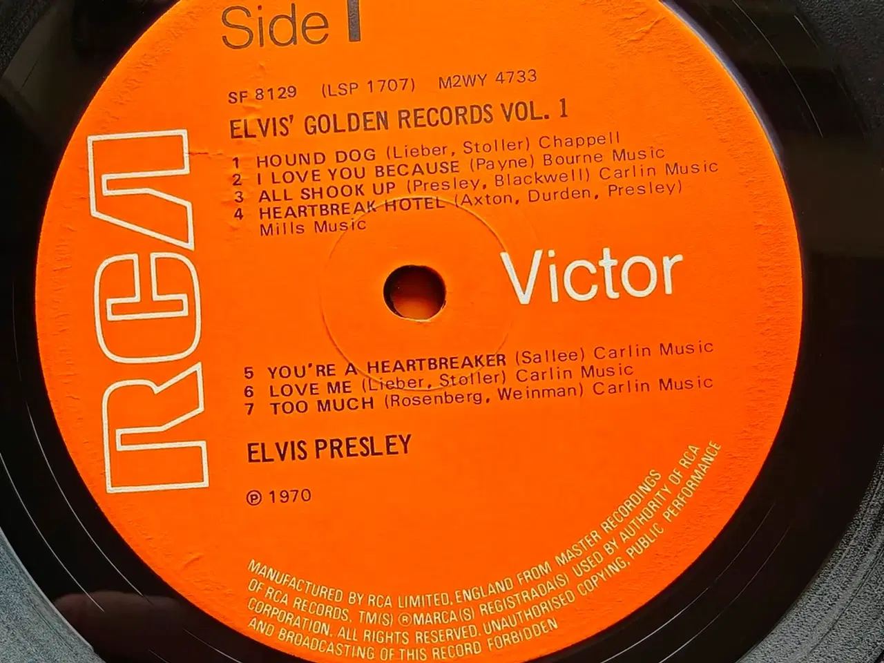 Billede 3 - LP, Elvis Presley – Elvis' Golden Records Vol. 1