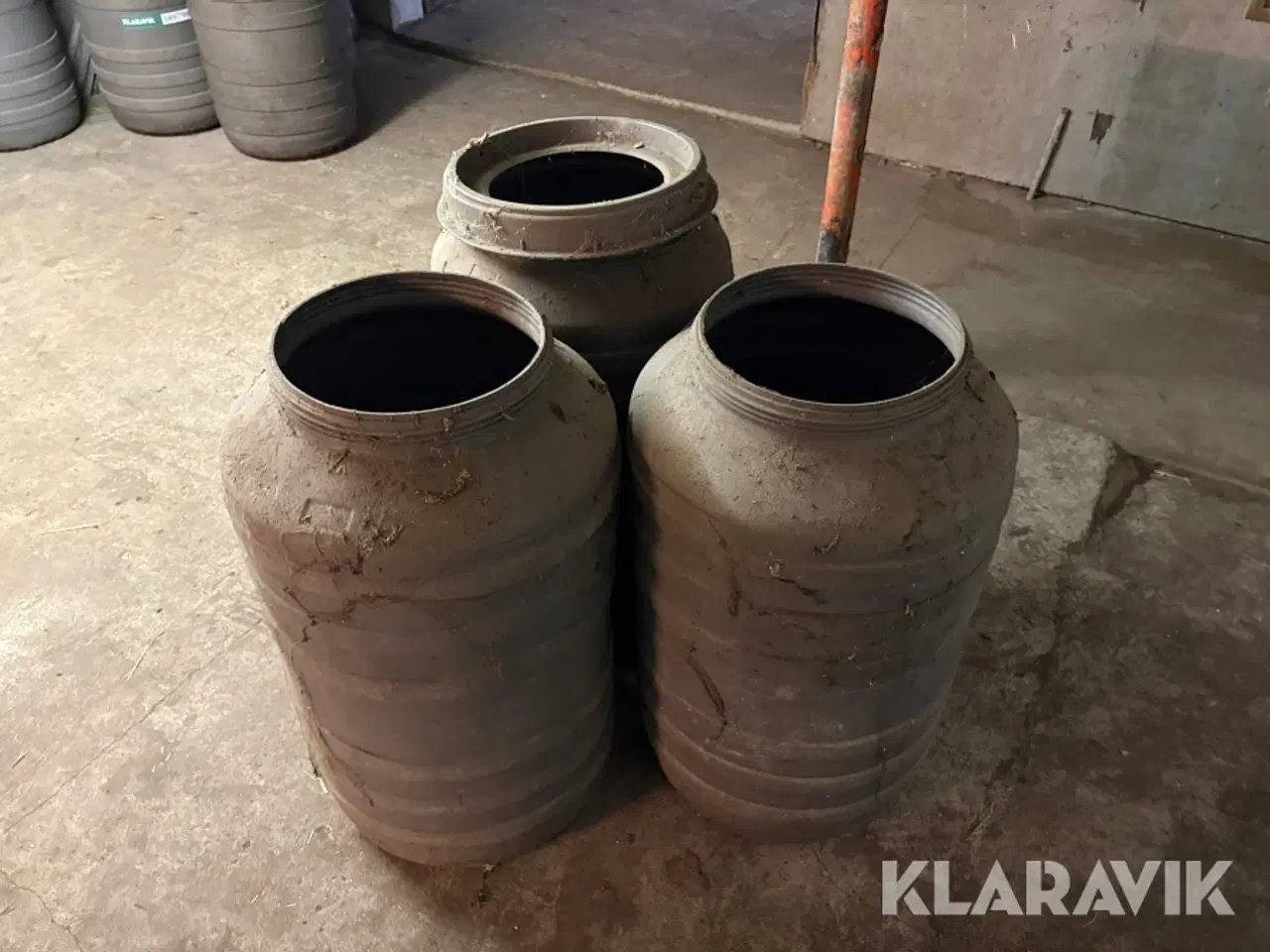 Billede 4 - Fodertønder Pit Plastics - 3 styk