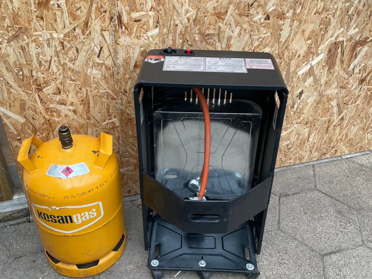 Billede 2 - 4,2 kW gasovn med gasflaske