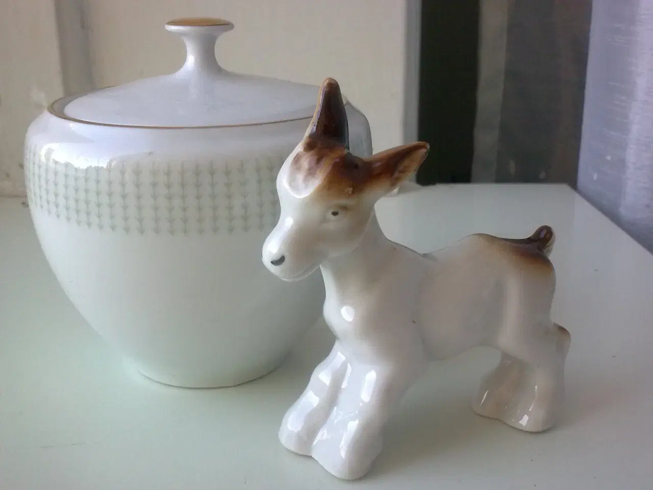 Billede 4 - Ged i Gul og Gratis * Krukke guld ged DIY