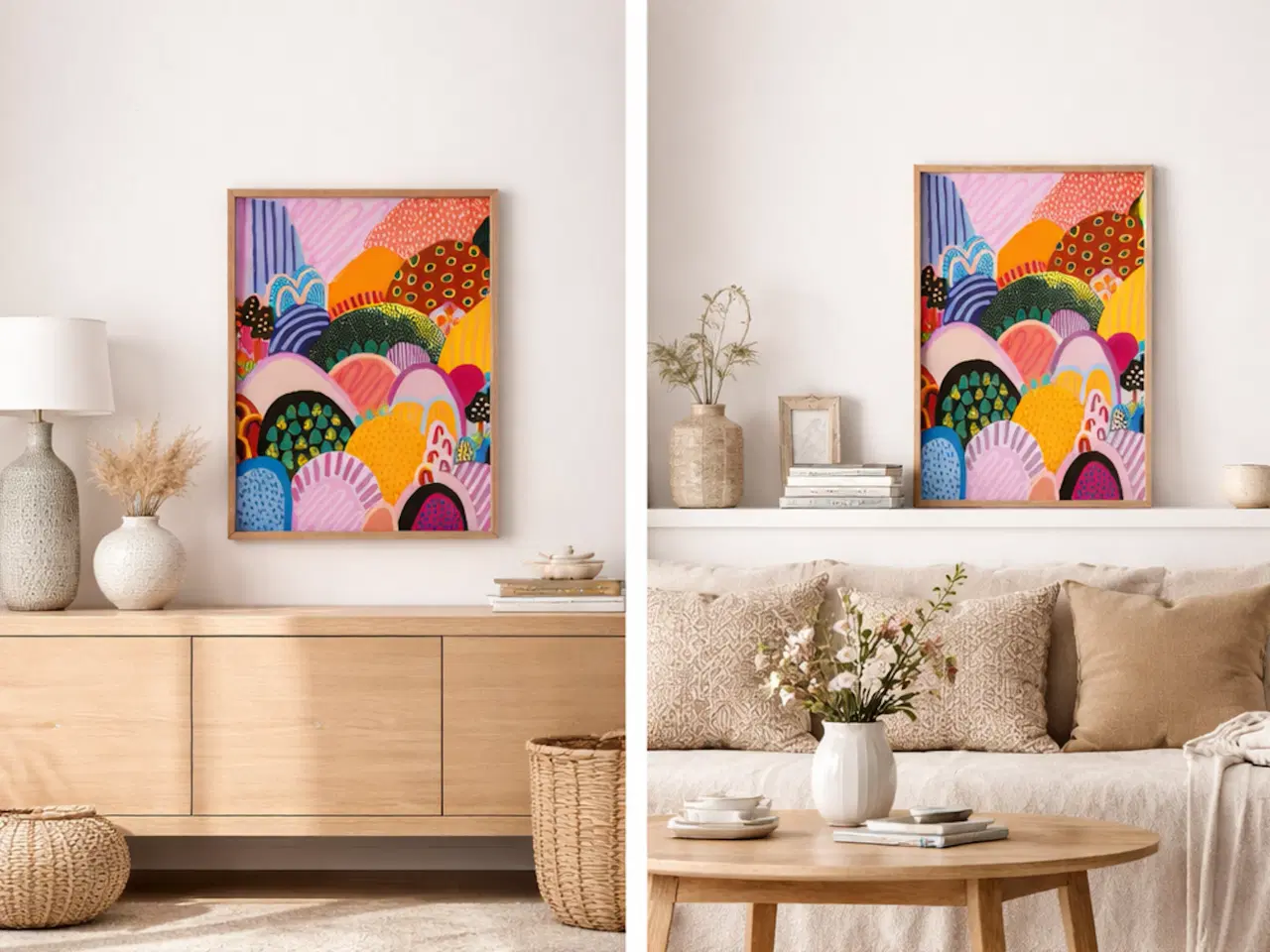 Billede 3 - Stort maleri 95 x 150 cm (Gratis levering)