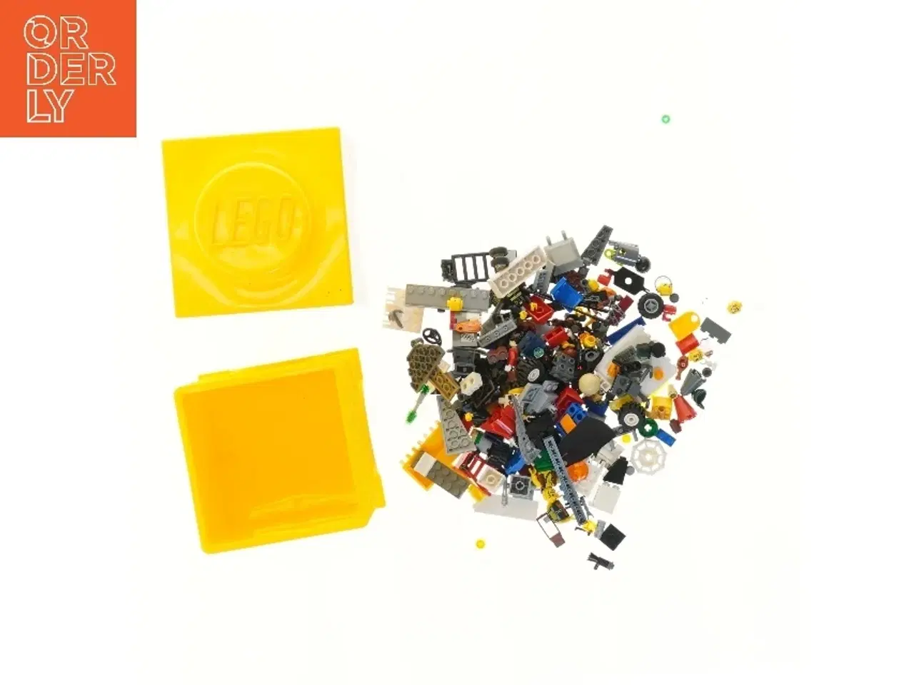 Billede 3 - LEGO klodser i gul kasse fra Lego (str. 15x12,5 cm)