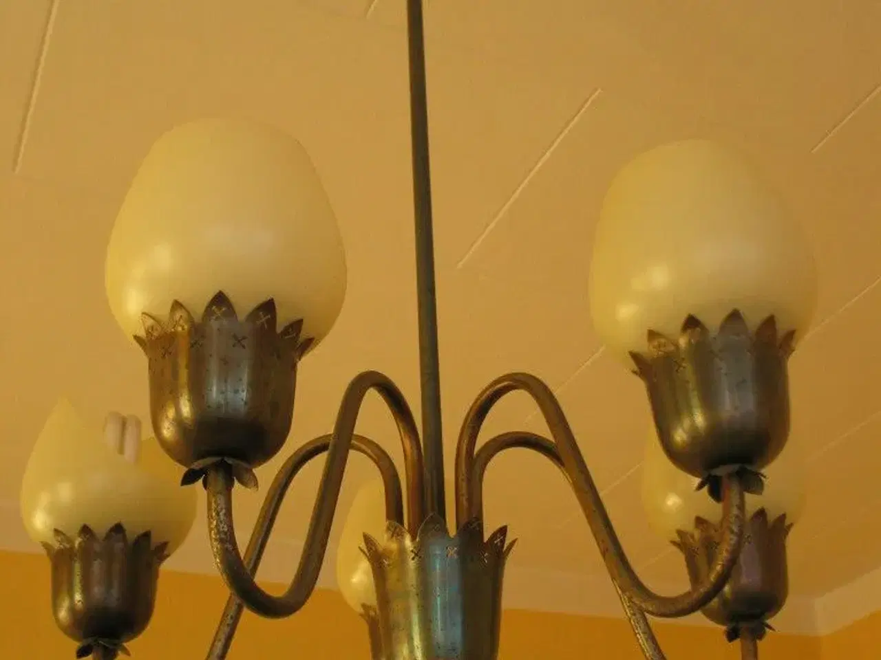 Billede 1 - diverse antikke loftslamper