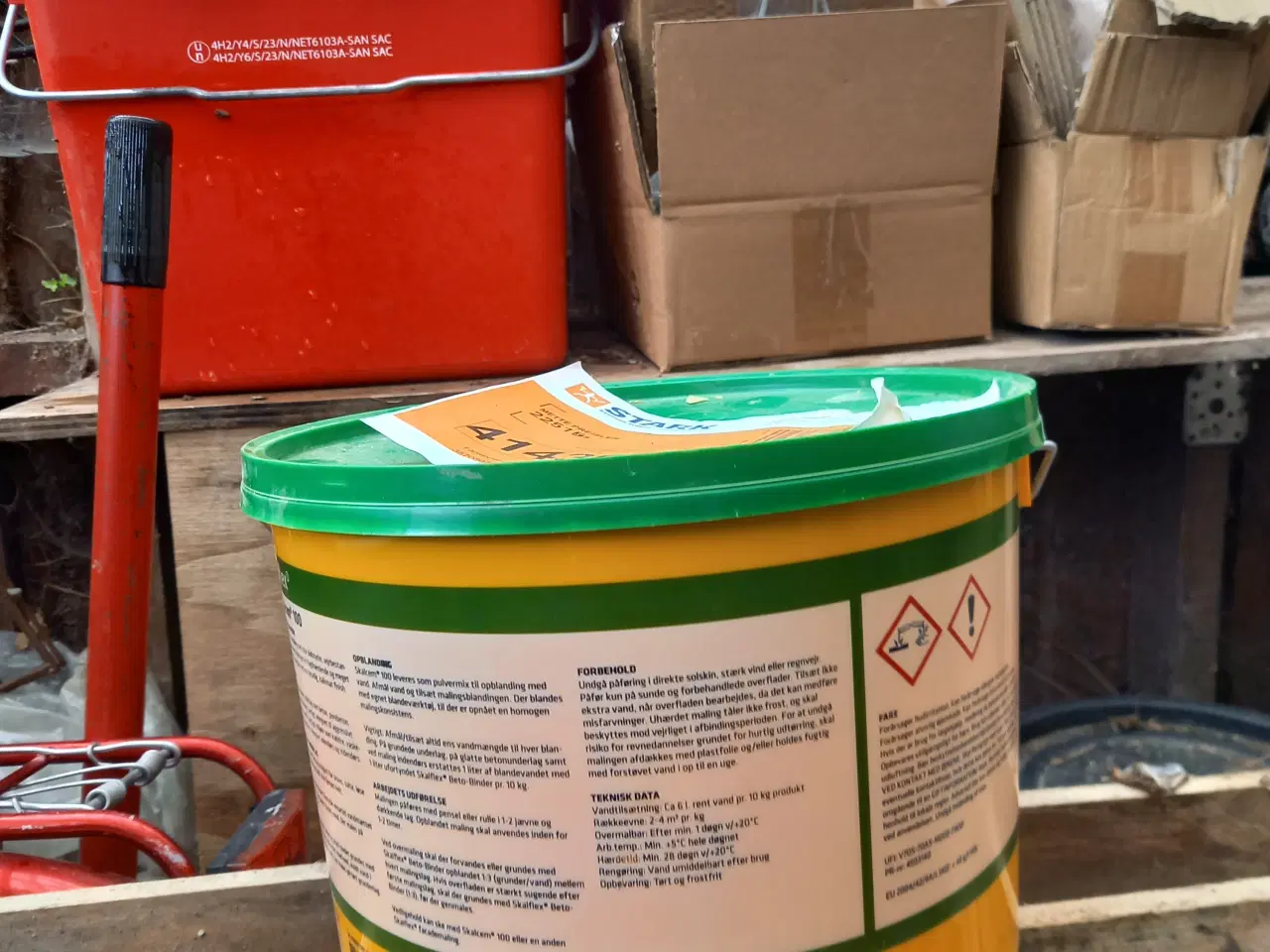 Billede 2 - Skalflex Skalcem 100 cementbaseret murmaling 10 kg