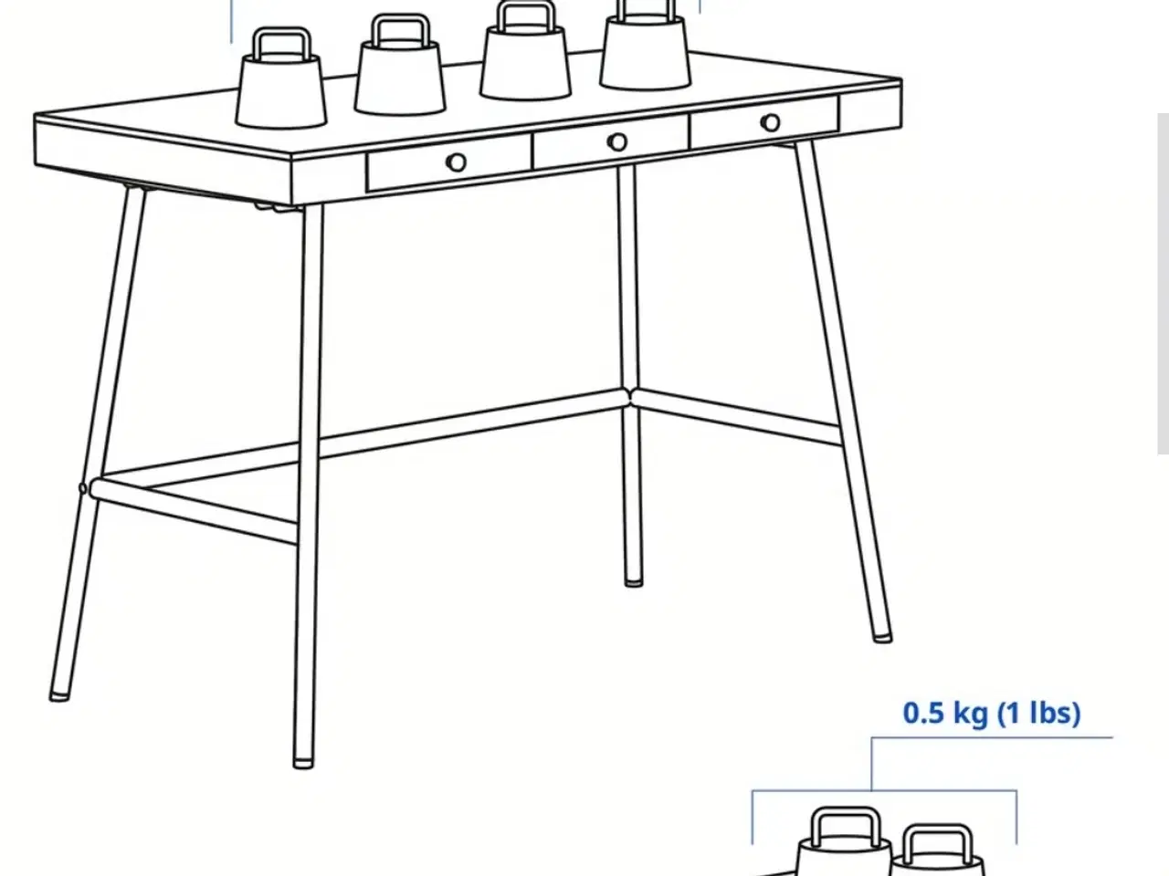 Billede 2 - Bambus skrivebord
