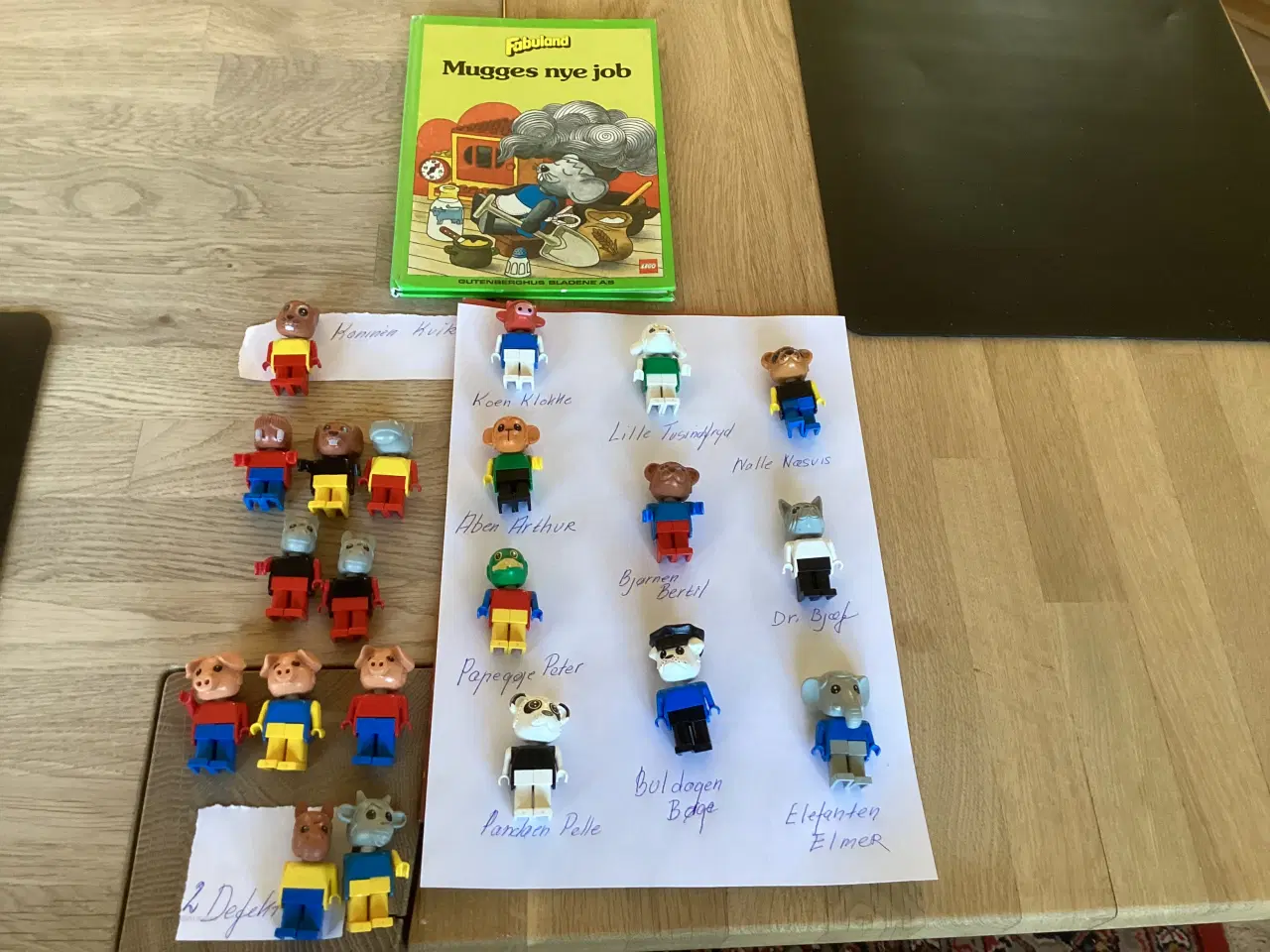 Billede 1 - Lego Fabuland figurer m/bog