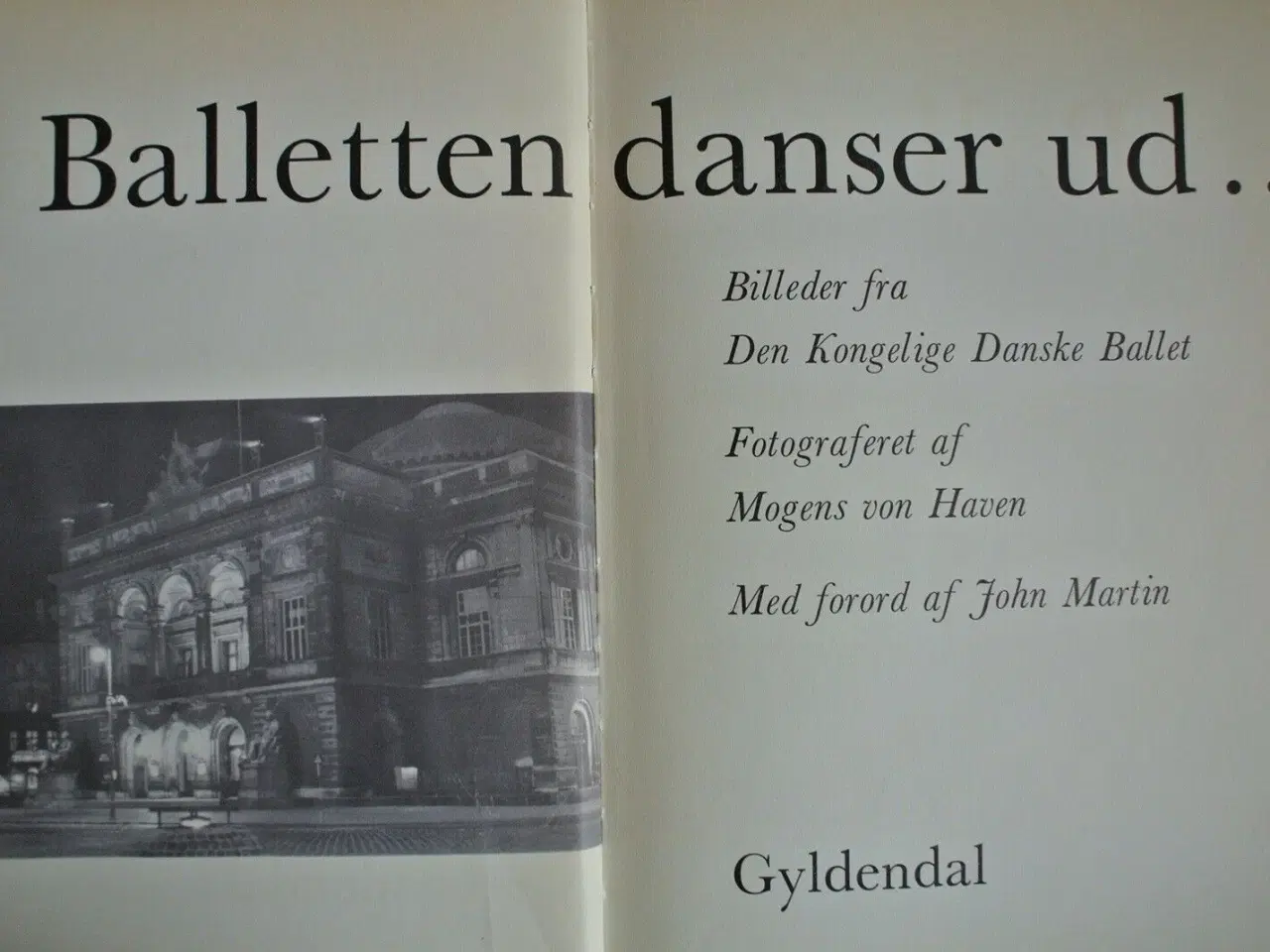 Billede 2 - balletten danser ud - billeder fra den kongelige ,