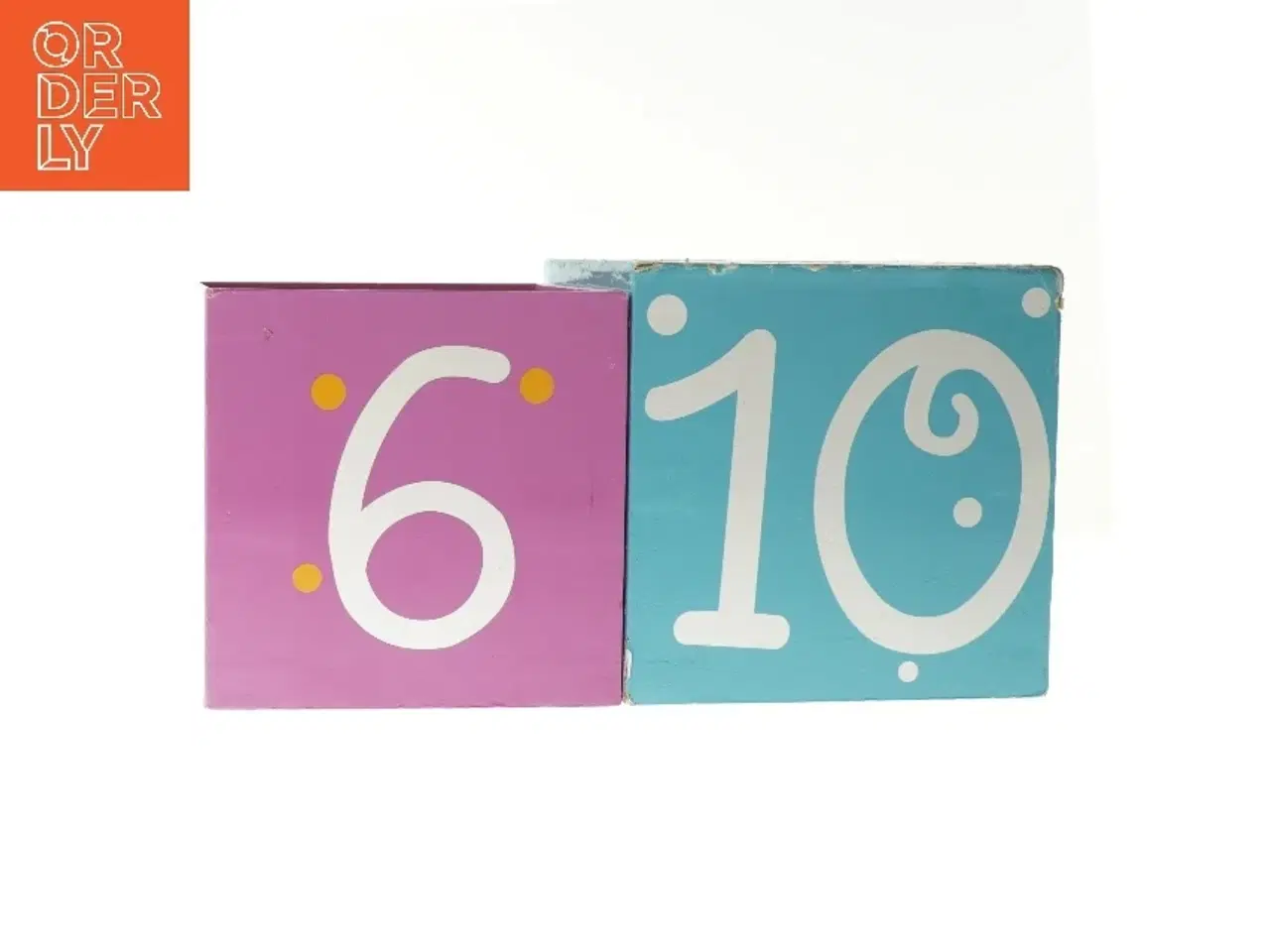 Billede 1 - Farverige kasser (str. 15,5x15,5 cm)