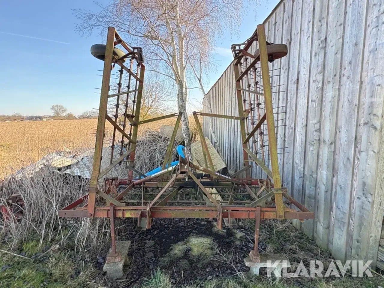 Billede 2 - Strigle + gårdspladsrive Kongskilde Tripple - K