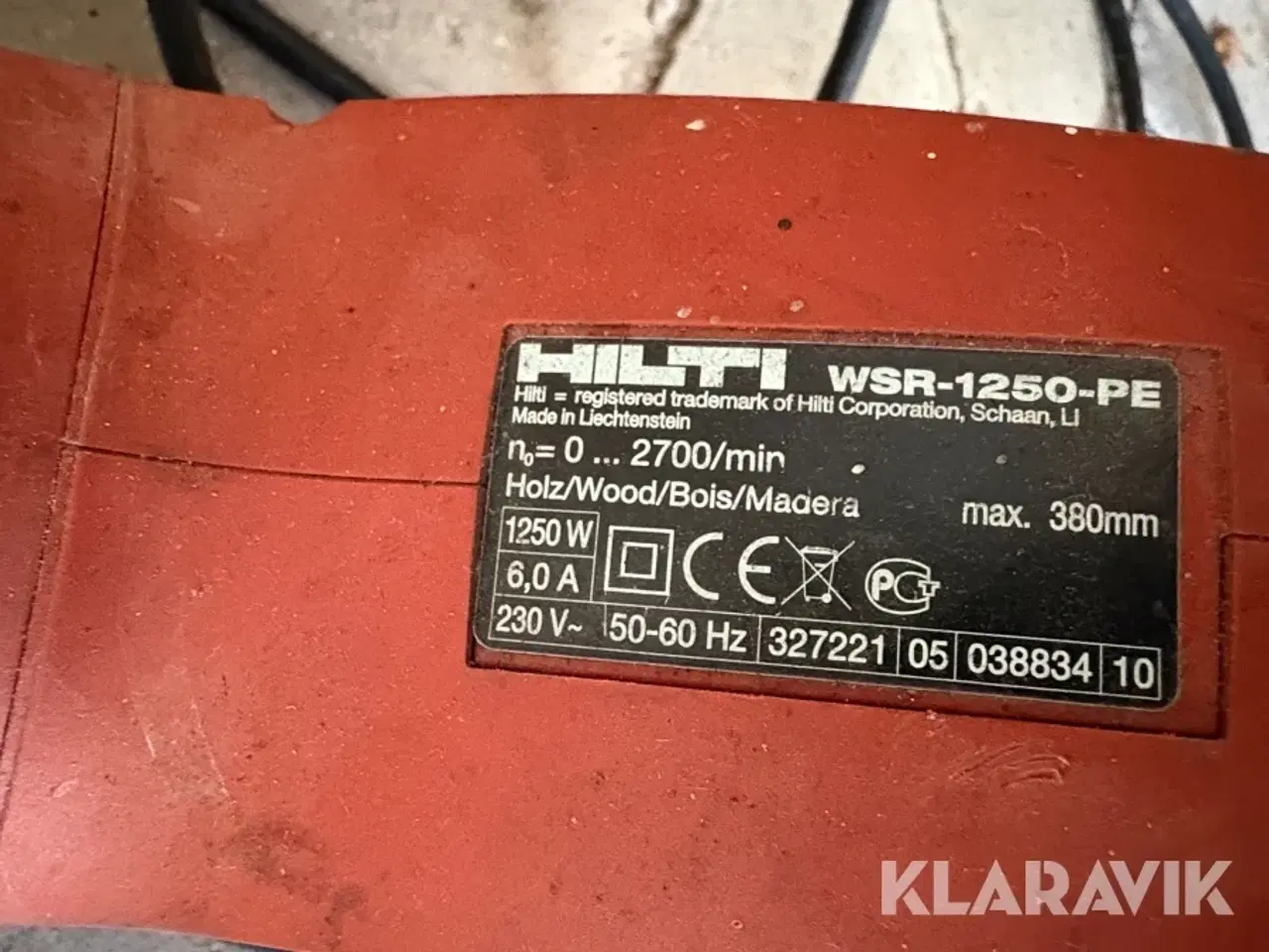 Billede 4 - Bajonetsav Hilti WSR 1250-PE
