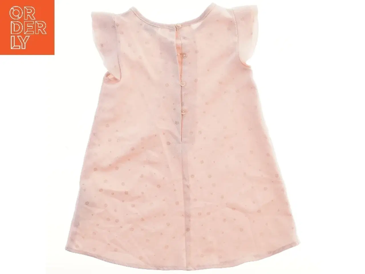 Billede 2 - Lyserød kjole med prikker fra Name It (str. 98)