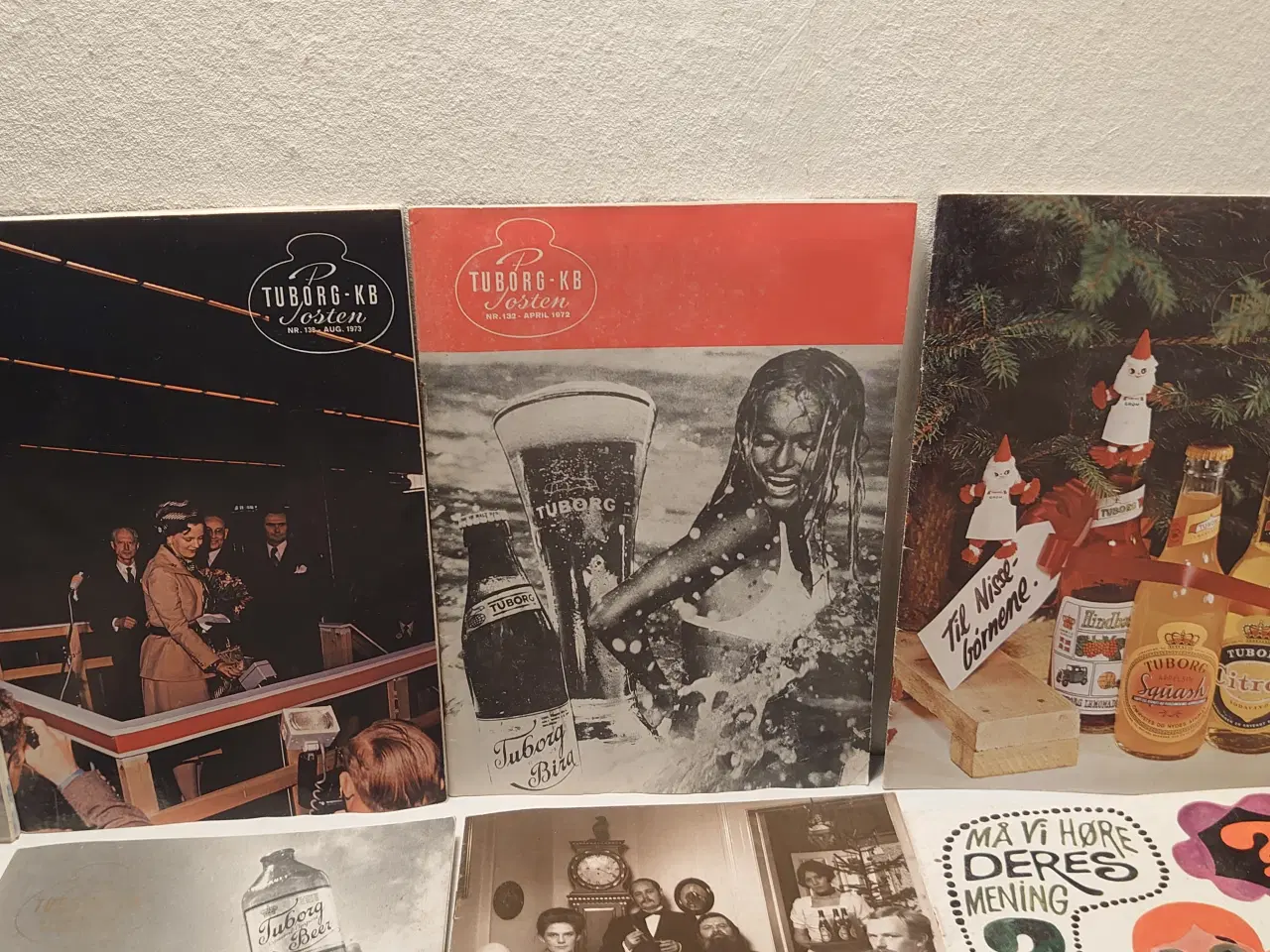 Billede 3 - 10 stk Tuborg posten. Sjælden. 1967-74. Kun samlet